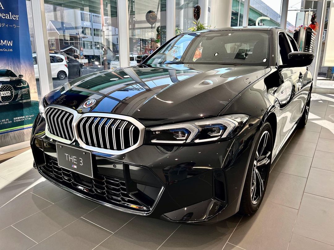 新型BMW 3シリーズの展示車